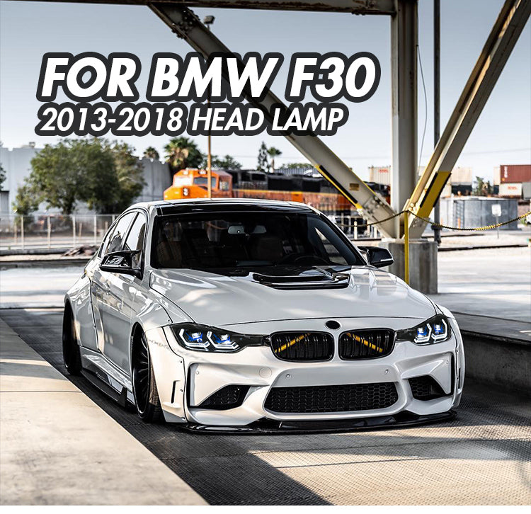 BMW 3-Series F30 with KuerLED G-style LED headlights installed