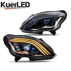 Mercedes-Benz W251 R-Class (2010-2017) LED Headlights - Maybach Style - Kuerled