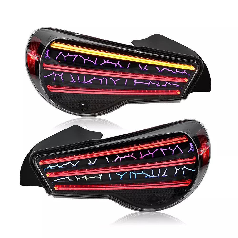 RGB Tail Lights For 2012-2020 Toyota 86/Subaru BRZ/Scion FR-S Rear Lamp Assembly - KuerLED