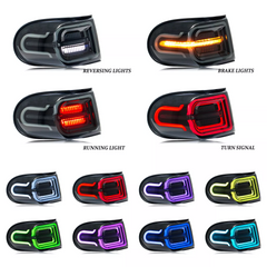 KuerLED RGB Tail Lights for 2007-2020 Toyota FJ Cruiser Sequential Rear Lamps Assembly - KuerLED