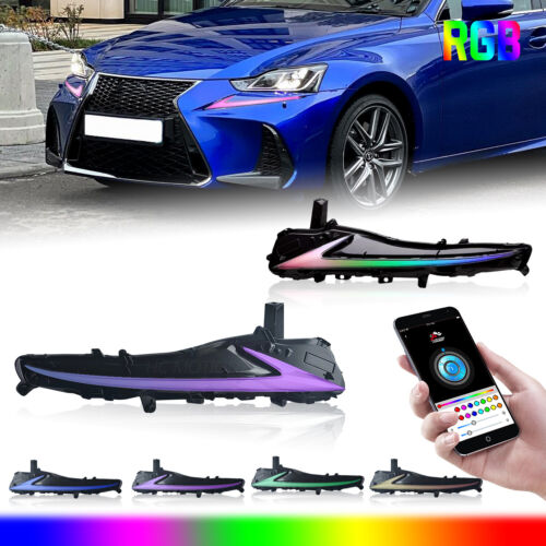 KuerLED RGB Daytime Running Light for 2014-2020 Lexus IS250 IS350 IS200t IS300 W/Start up Animation With Sequential Turn Signal - KuerLED